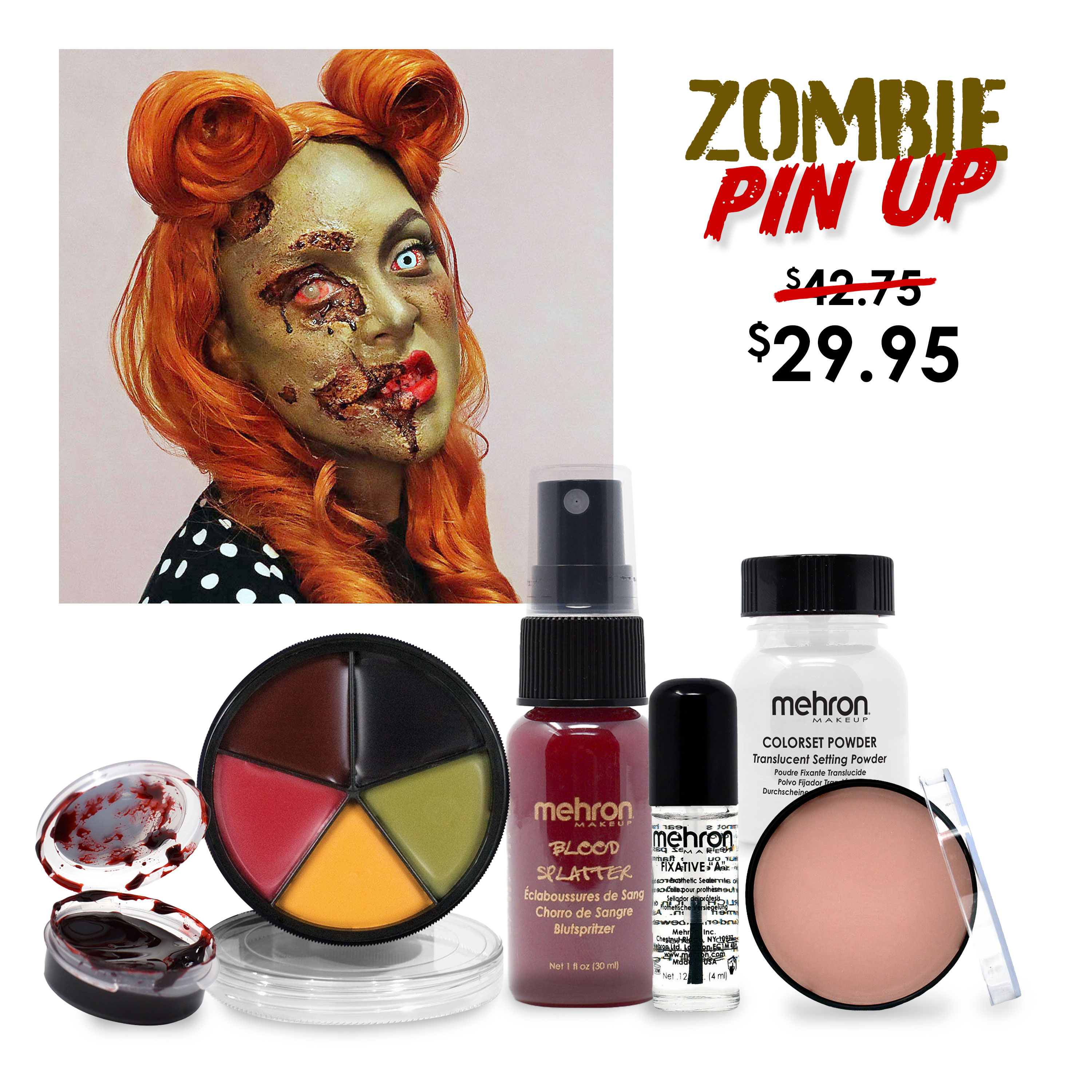 Zombie pin up image